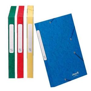 BOITE 24x32 CARTE + ETIQ Dos 25mm jaune