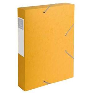 BOITE 24x32 CARTE + ETIQ DOS 50 jaune