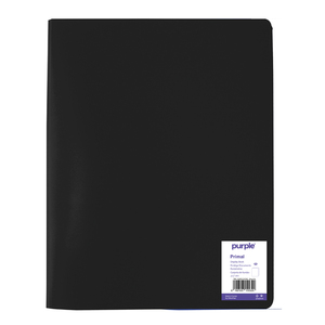 PROTEGE-DOCUMENTS NOIR 120 VUES QUALITE BASIQUE