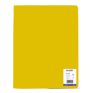 PROTEGE-DOCUMENTS JAUNE 80 VUES QUALITE BASIQUE