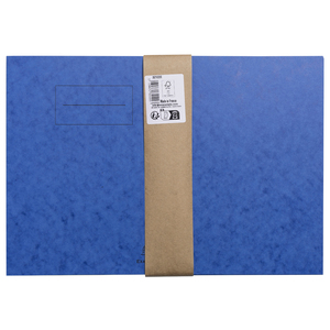 PROTÈGE-CAHIER CARTON 17X22 2 RABATS 225GR  BLEU