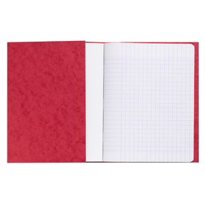 PROTÈGE-CAHIER CARTON 17X22 2 RABATS 225GR ROUGE