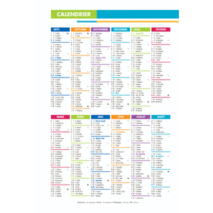 AGENDA 12X18CM POLYPRO AOÛT/JUILLET