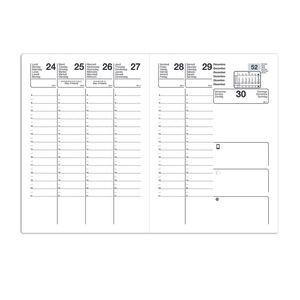 SEMAINIER 10X15CM SEPTEMBRE/SEPTEMBRE