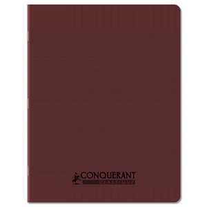 CAHIER PP MARRON 17X22 96P SÉYÈS 90G PIQURE