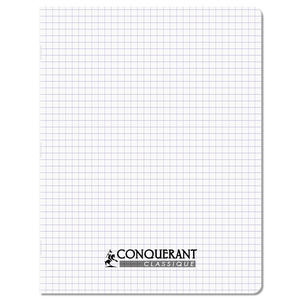 CAHIER PP INCOLORE 17X22 96P 5/5 90G PIQURE