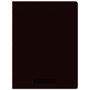 CAHIER POLYPRO MARRON 24X32 96P GDS CARREAUX 90G