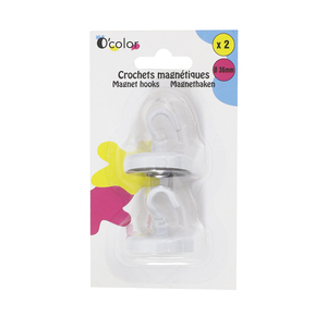 2 CROCHETS DE SUSPENSION MAGNÉTIQUES Ø36MM
