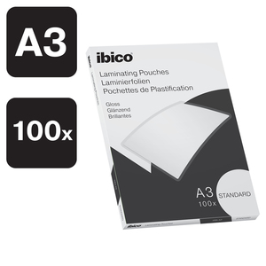 100 POCHETTES PLASTIFICATION A3 125µ ECONOMIQUE