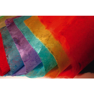 PAPIER MURIER  48x65cm 25 gr 10 Feuilles Assorties (E)