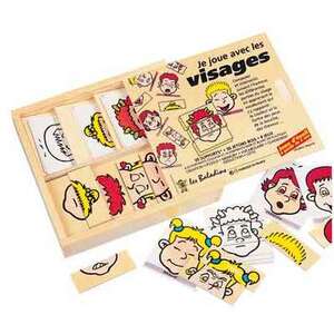 JE JOUE AVEC LES VISAGES - LOTO