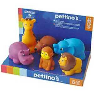 ANIMAUX DE LA SAVANNE PLASTIQUE SOUPLE - LOT DE 6