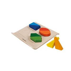 PUZZLES FORMES GÉOMÉTRIQUES TWIST & SHAP 8 PIÈCES BOIS
