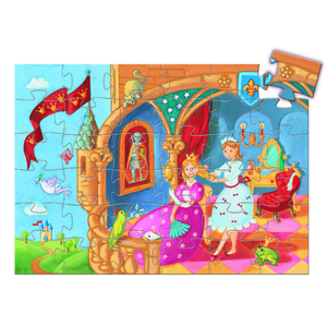 PUZZLE LA PRINCESSE ET LA GRENOUILLE - 36 pièces