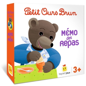 PETIT OURS BRUN MEMO DU REPAS