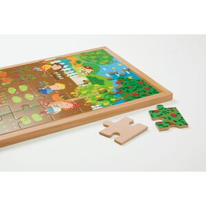 PUZZLE NIVEAUX LE JARDIN