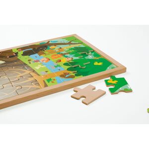 PUZZLE NIVEAUX LA FORÊT