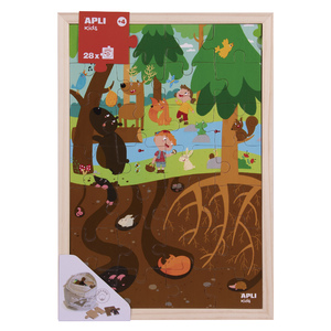 PUZZLE NIVEAUX LA FORÊT