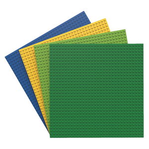 BIOBUDDI - SET 4 PLAQUES DE CONSTRUCTION COLORIS ASSORTIS POUR BIG ET