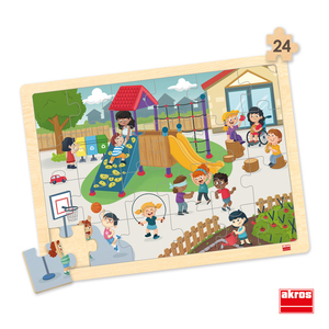 4 PUZZLES MON ECOLE INCLUSIVE 24 PIECES