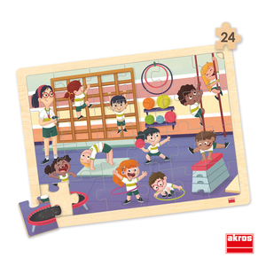 4 PUZZLES MON ECOLE INCLUSIVE 24 PIECES