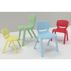 4 CHAISES OCEAN TAILLE 2 COLORIS BLEU