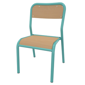 CHAISE 401 TAILLE 2 COLORIS HETRE/VERT D'EAU
