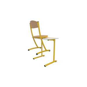 CHAISE THEOREME 2 TAILLE 5 COLORIS HETRE/JAUNE GENET