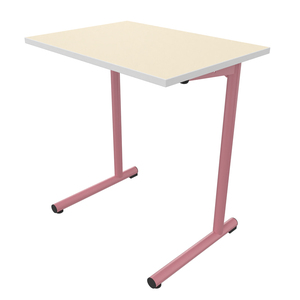 TABLE S2 1 PERSONNE 50*70 T6 ROSE ANGLAIS - PLATEAU SERINGA - CHANT A