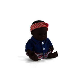 POUPÉE 21 CM FILLE AFRICAINE