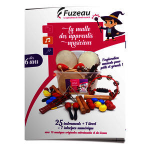 MALLE DES APPRENTIS MUSICIENS - 25 INSTRUMENTS + 1 LIVRET PEDAGOGIQUE