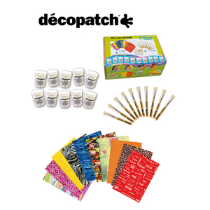 DECOPATCH MALLETTE COLLECTIVITÉS 10PP45 + 10PC05 + 10 FEUILLES
