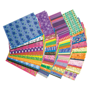 192 FEUILLES PAPIER DECORATIF 14X22CM ASSORTIES
