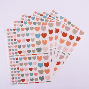 624 GOMMETTES CURS TAILLES ET COLORIS NORDIQUES ASSORTIS