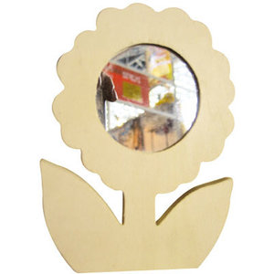 MIROIR FLEUR BOIS