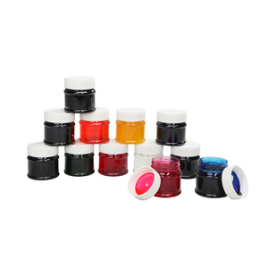 VERNIS VITRAIL A L'EAU 12 FLACONS 50ML COLORIS ASSORTIS