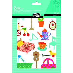 GOMMETTES BABY REPOSITIONNABLES  LES OBJETS AU QUOTIDIEN - 84 GOMMETT