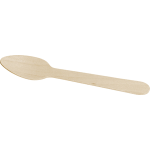 CUILLERE A DESSERT COLDIS EN BOIS DIAMETRE 11CM PAQUET DE 100 UNITES