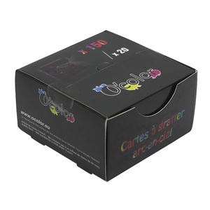 150 MINI CARTES A GRATTER 8,5X8,5CM + 20 BATONNETS