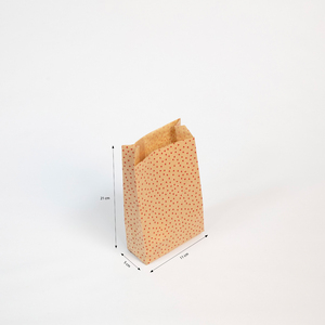 50 SACS KRAFT 11X21CM CURS