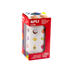 ROULEAU 900 GOMMETTES FRUITS Ø 20 MM