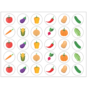 ROULEAU 900 GOMMETTES LEGUMES Ø 20 MM