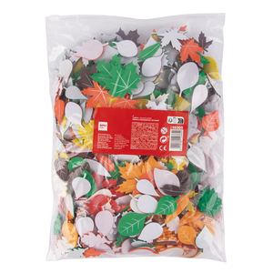 500 GOMMETTES MOUSSE ADHESIVE FEUILLES ASSORTIES