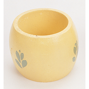 10 RONDS DE SERVIETTE BOIS 5X6CM