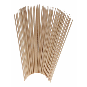 50 BATONNETS BOIS 20CM