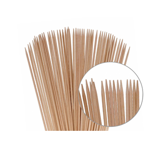 50 BATONNETS BOIS 20CM