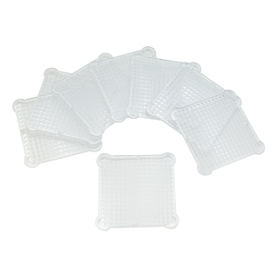 8 PLAQUES CARREES POUR PERLES A L'EAU