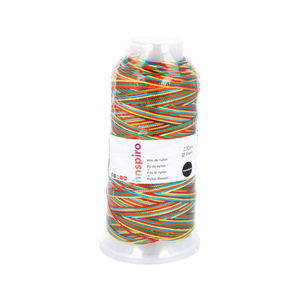 BOBINE FICELLE ARC EN CIEL 230M X 1MM