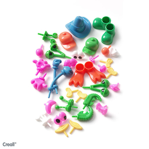 ACCESSOIRES DE MODELAGE FUNNY CHARACTERS (ENV, 128 PIECES)