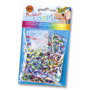 RUBBER LOOPS - SACHET DE 500 PIÈCES MULTICOLORES